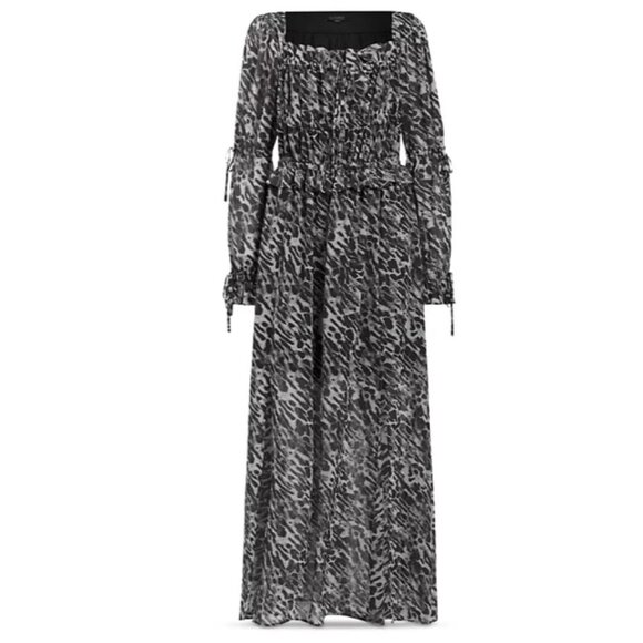 NWT ALLSAINTS Kimi Ambient Maxi Dress - Picture 5 of 14